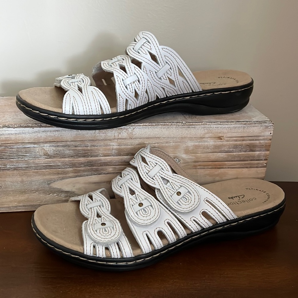 CLARKS “Leisa Faye” Ultimate Comfort Sandal Size 6 1/2M